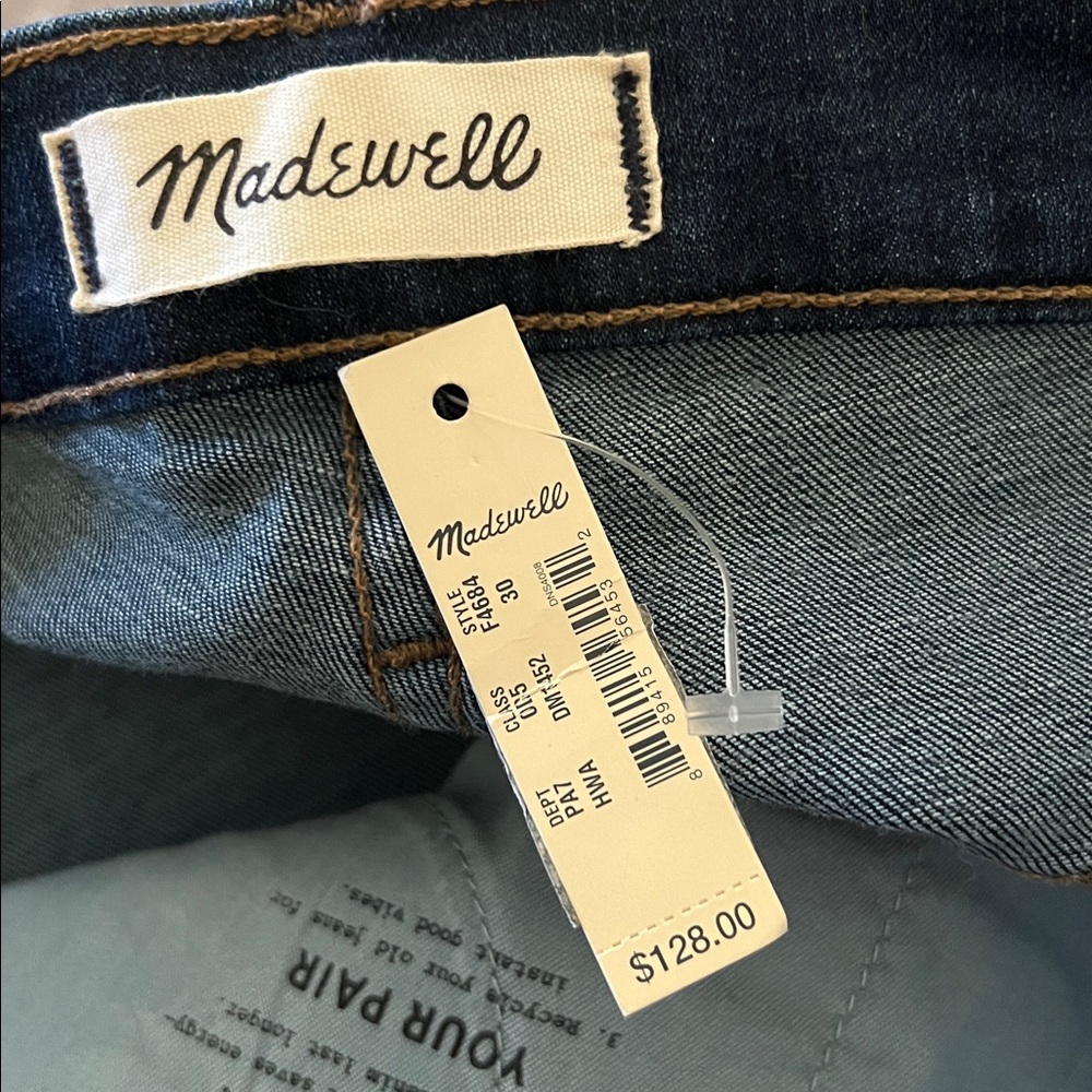 Madewell Classic Indigo Denim Jeans
